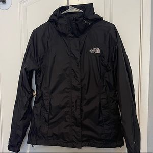 Womens Medium Northface black jacket. Used.